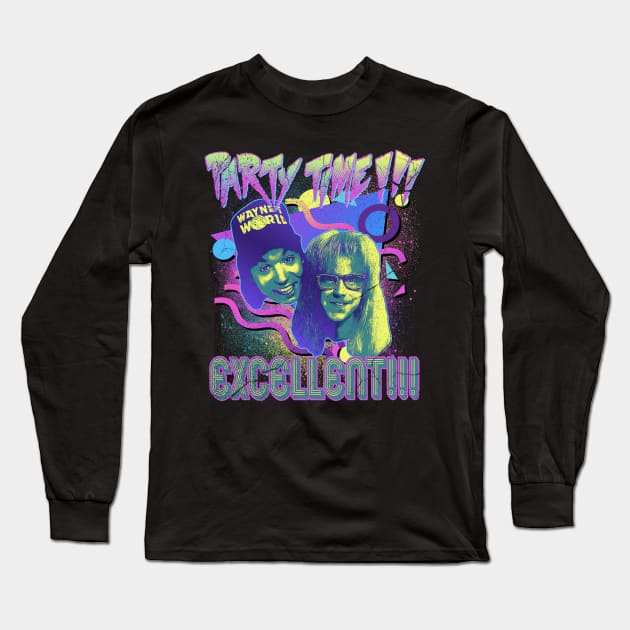 Party Time! Long Sleeve T-Shirt by Get Rad MERCH!